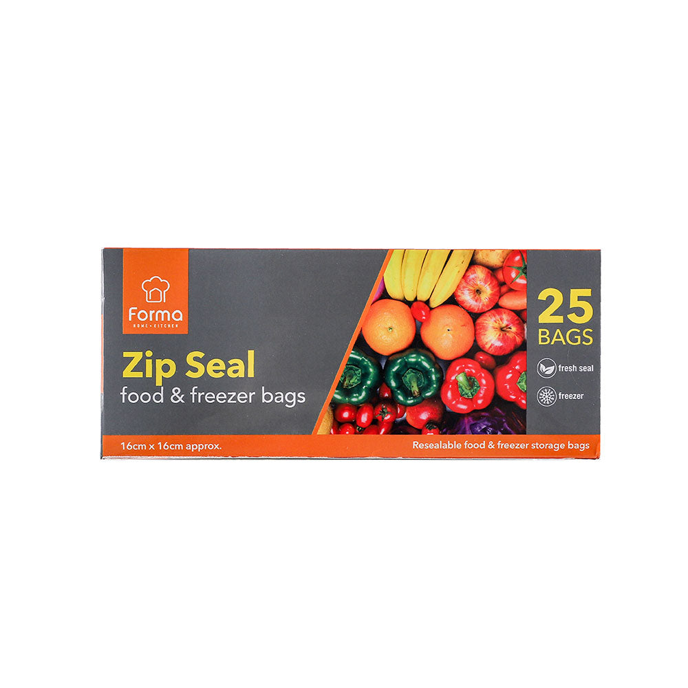 Zip Seal Food & Freezer Bag Small 25S