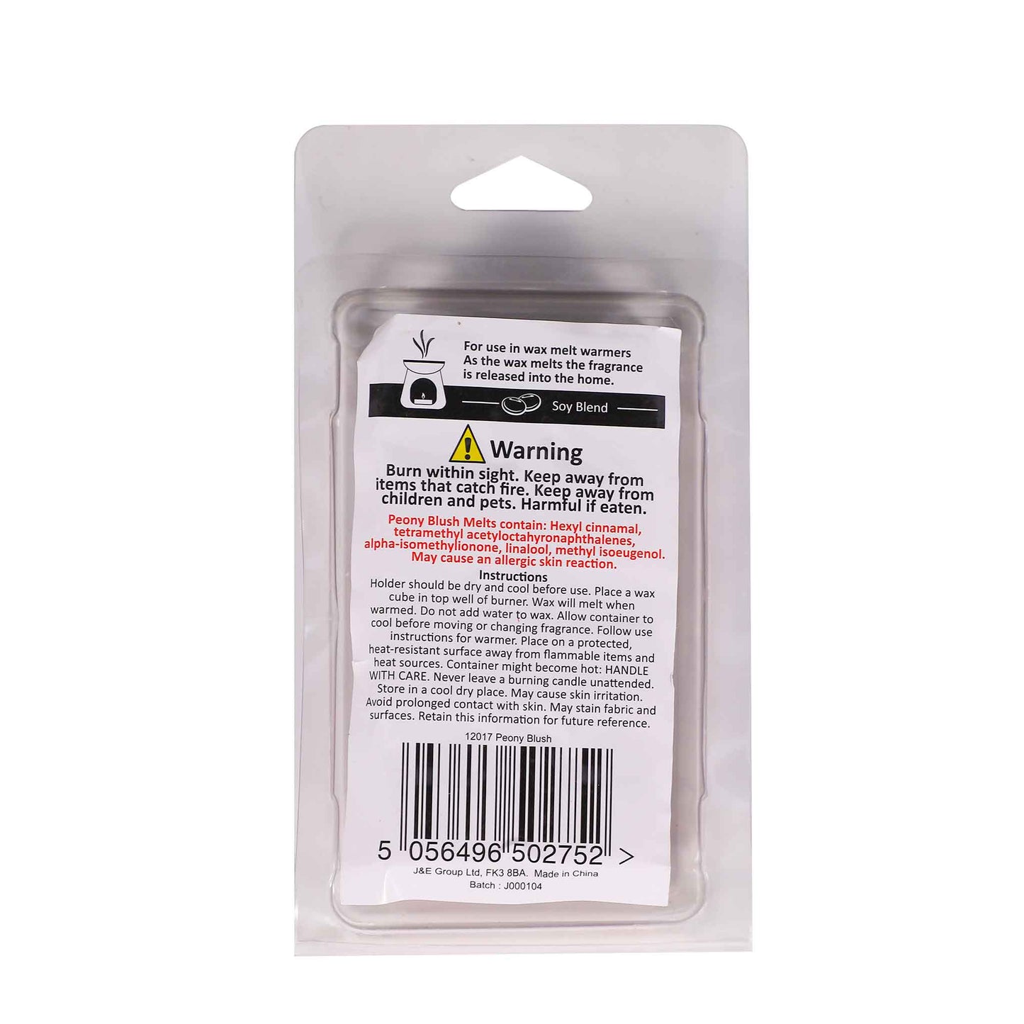 Scented Wax Melts Assorted 8PC