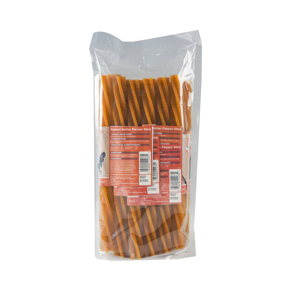 Adult Dog Dental Treat Peanut Butter Flavour Stick 90g