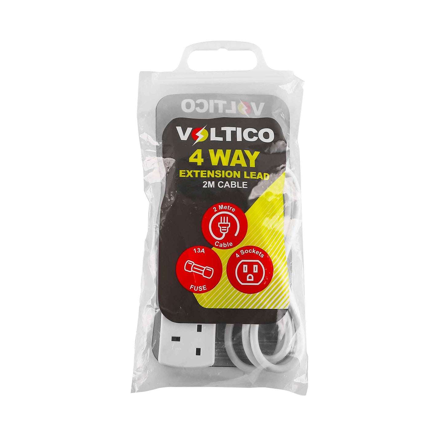 4 Way Extension Lead 2M