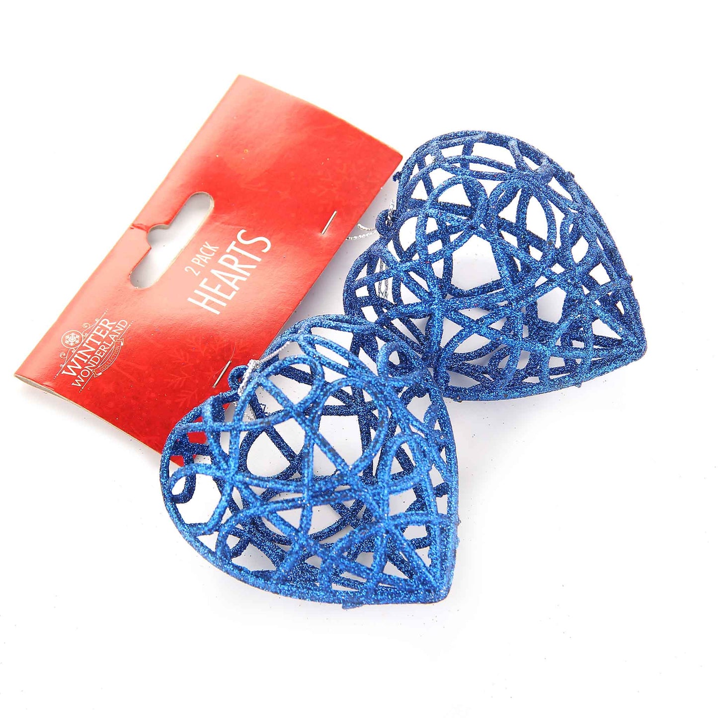 Hearts Tree Decoration 2PK