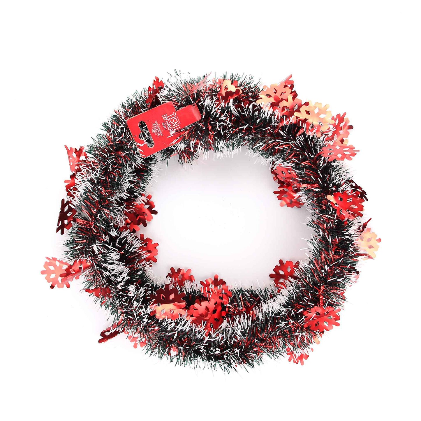 Snowflake Tinsel 2M