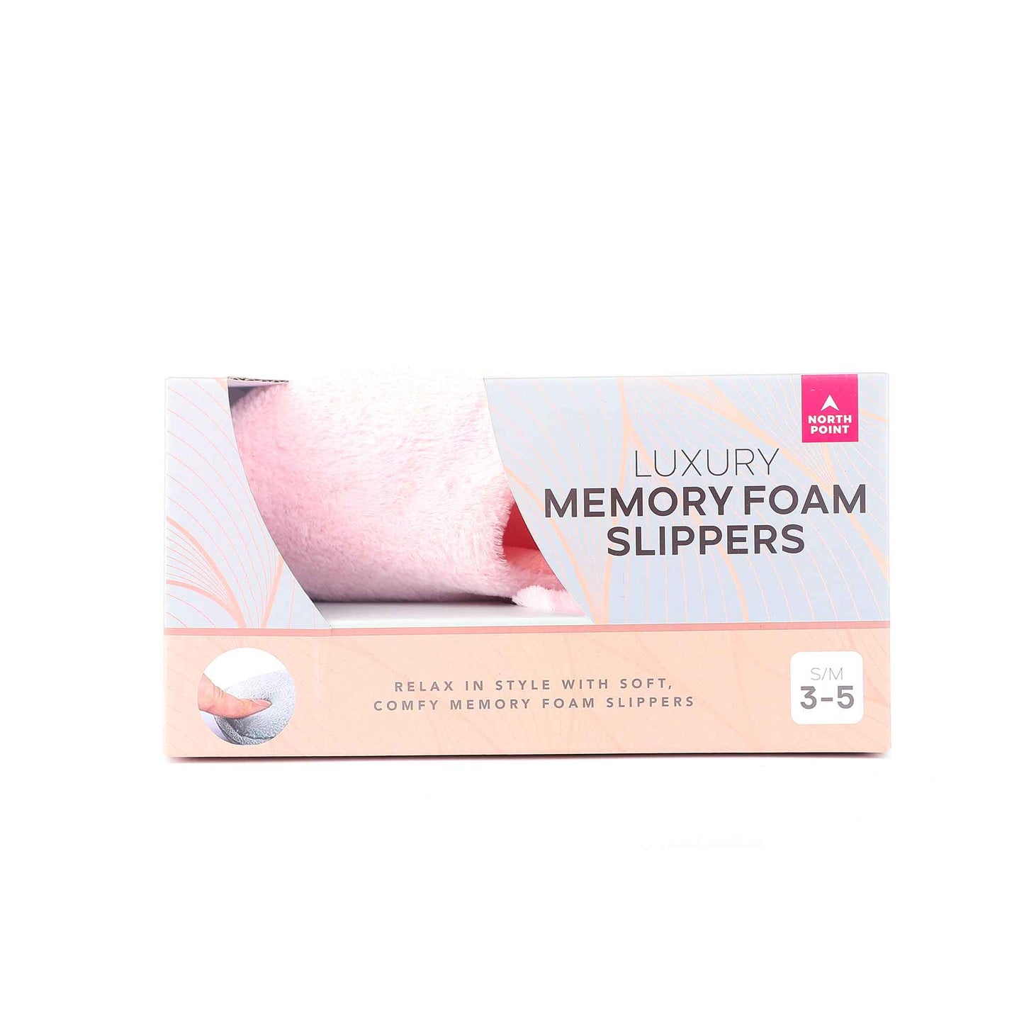 Memory Foam Slipper Ladies In Box