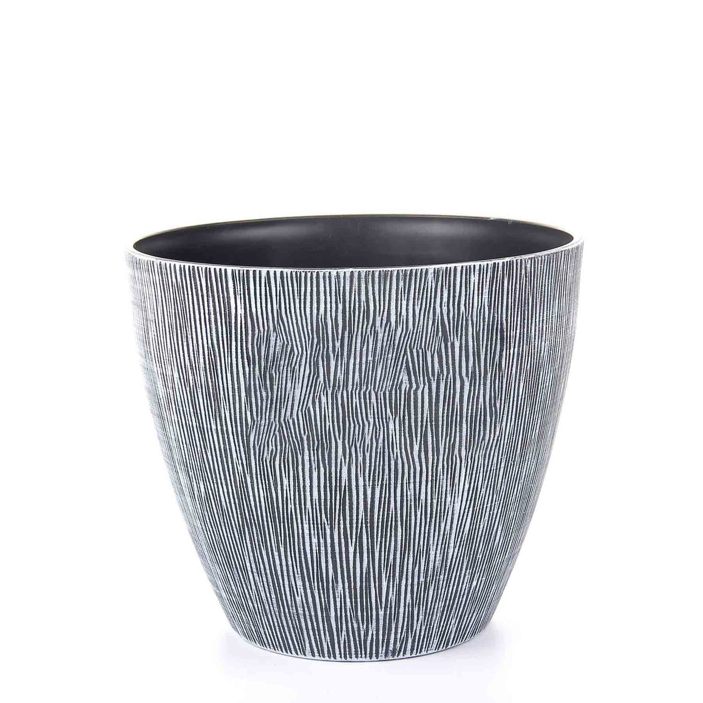 Allure Textured Effect Plastic Planter 9inch