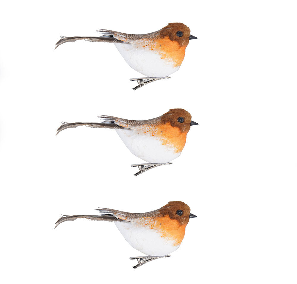 Christmas Robin Clips 2 Pack