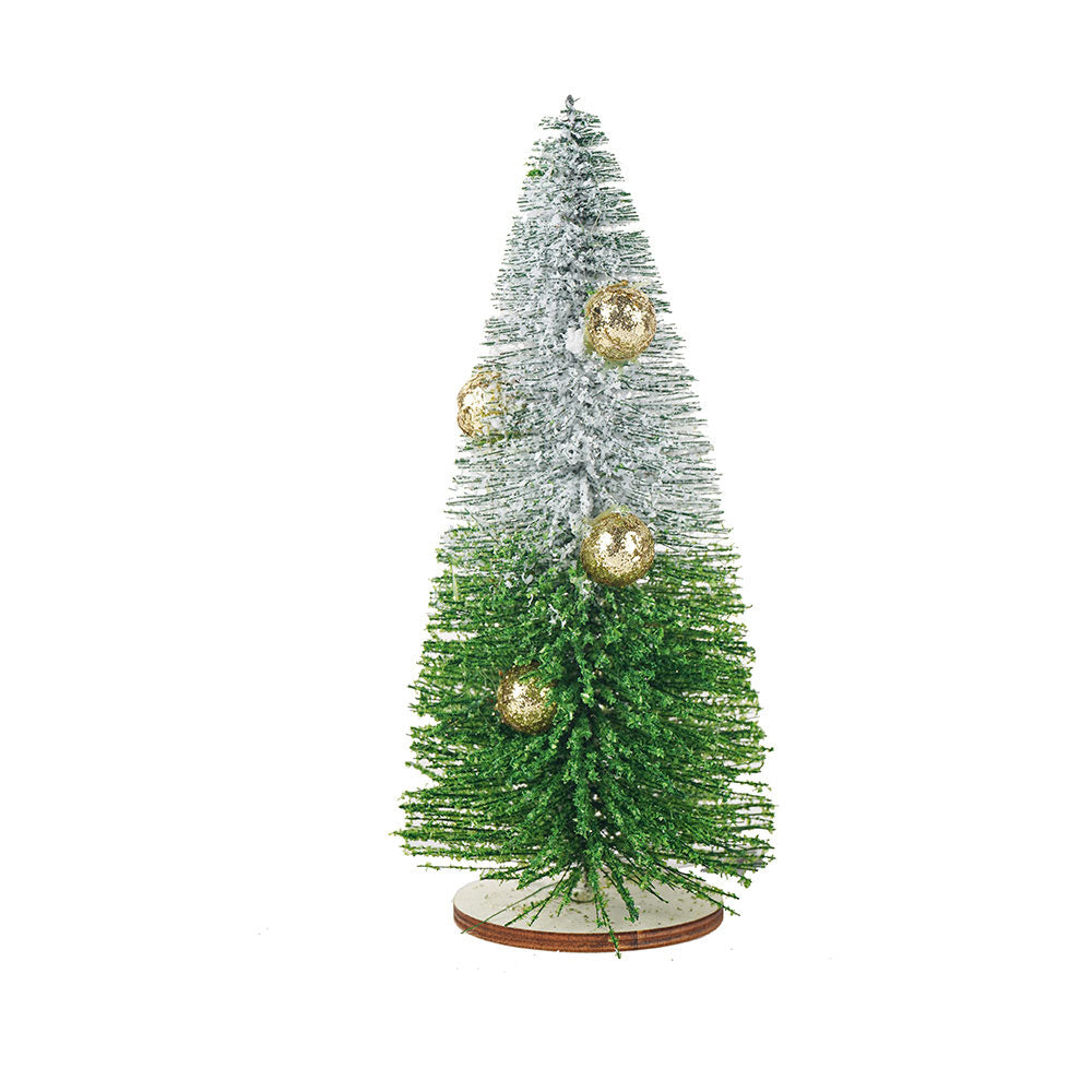 Frosted Table Top Mini Tree Ornament