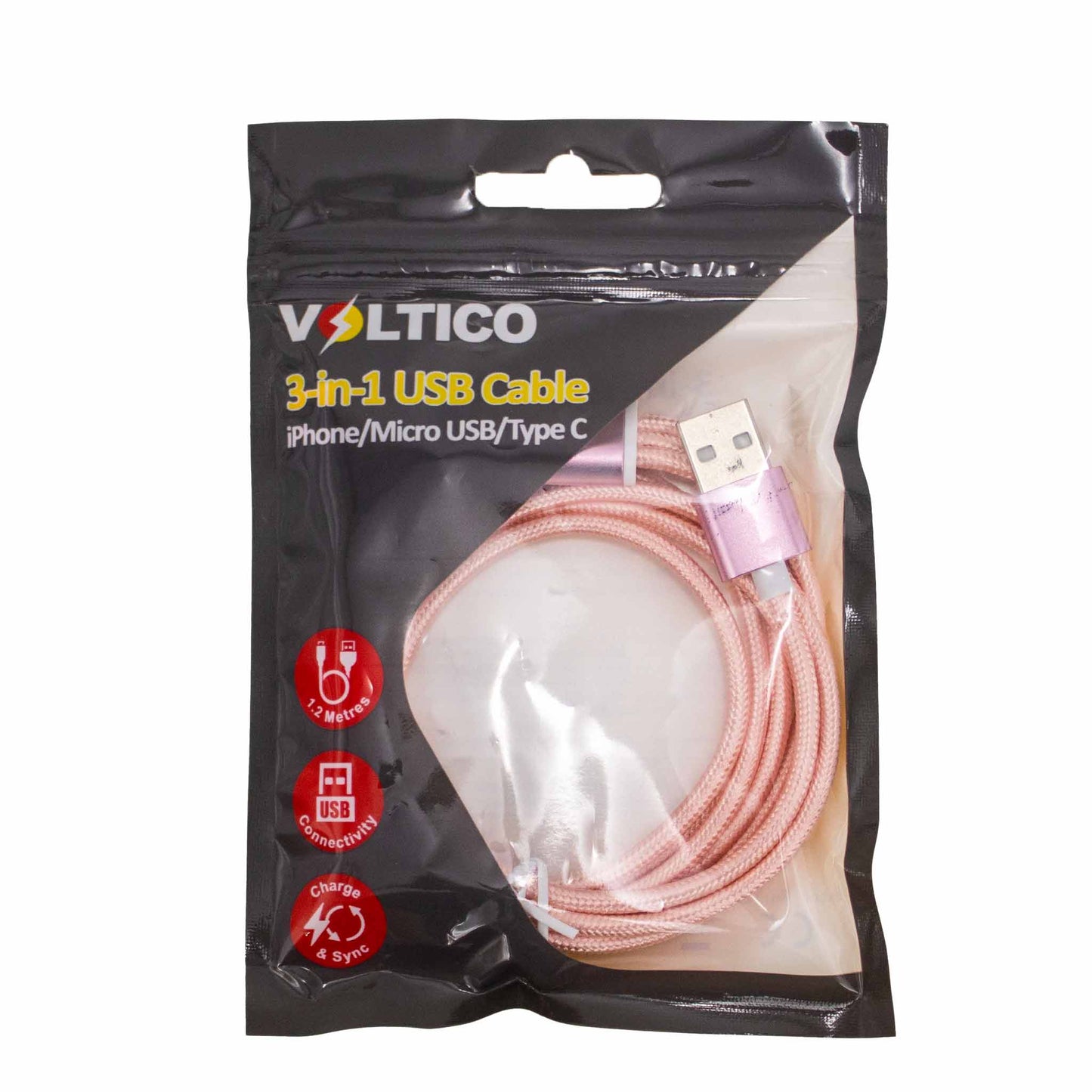Voltico 3In1 USB Cable 1.5M