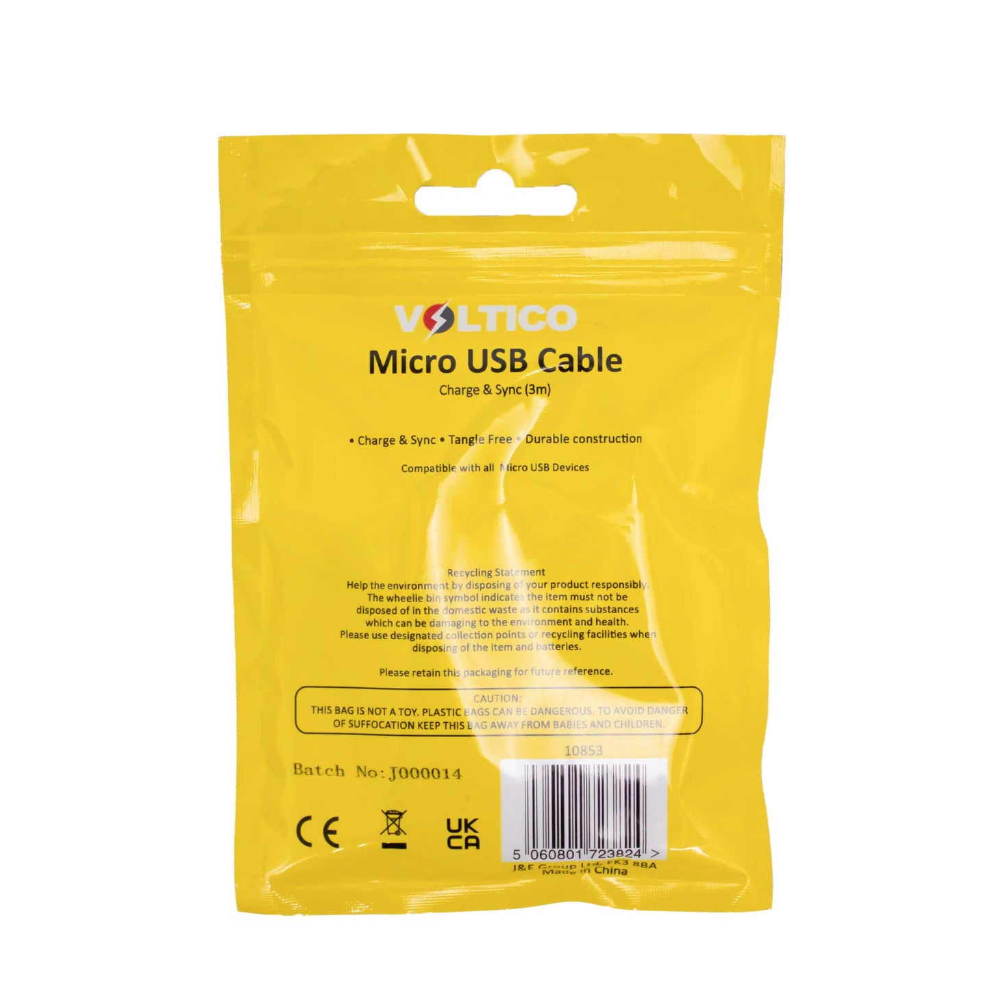 Voltico Micro USB Cable 3M