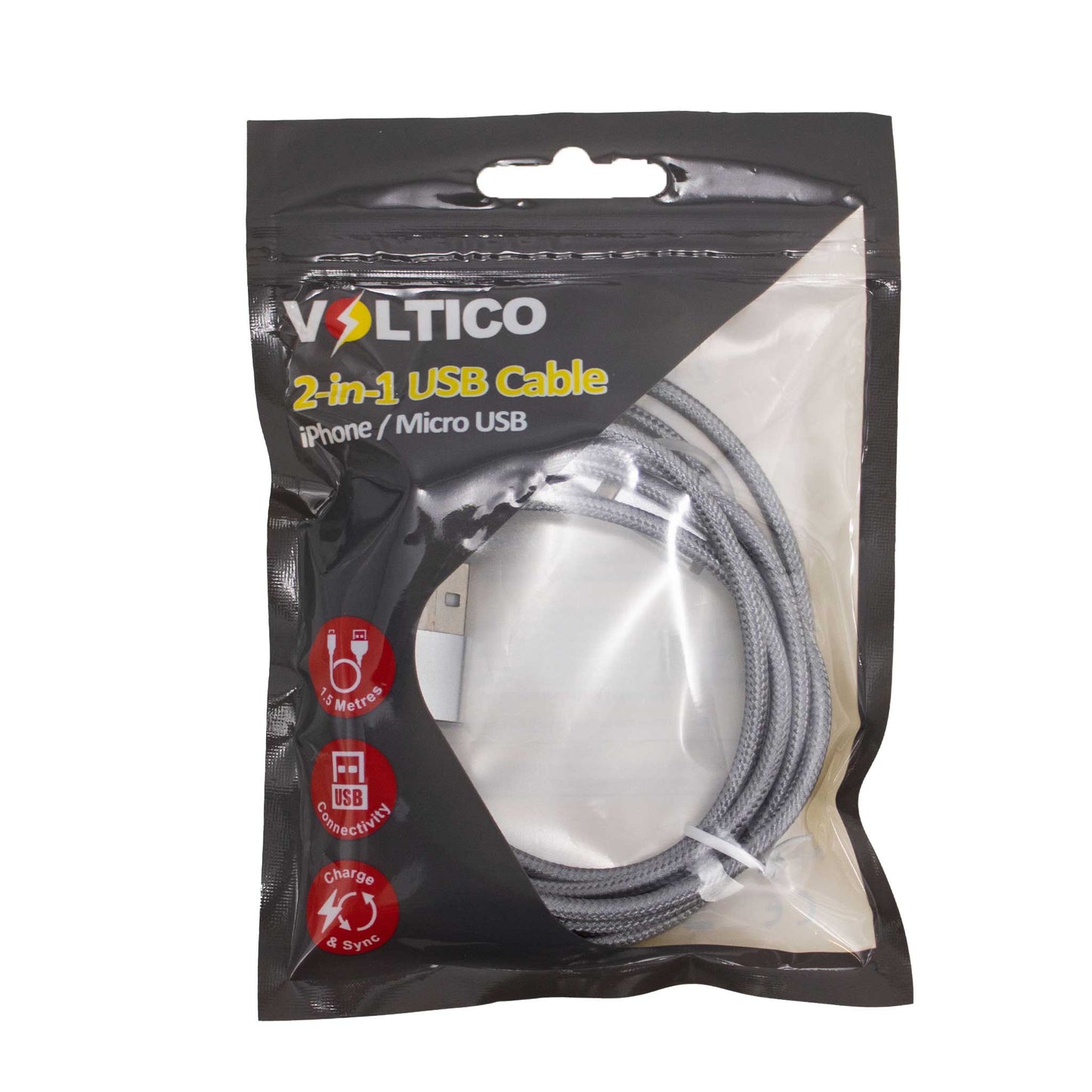 Voltico 2In1 USB Cable 1.2M