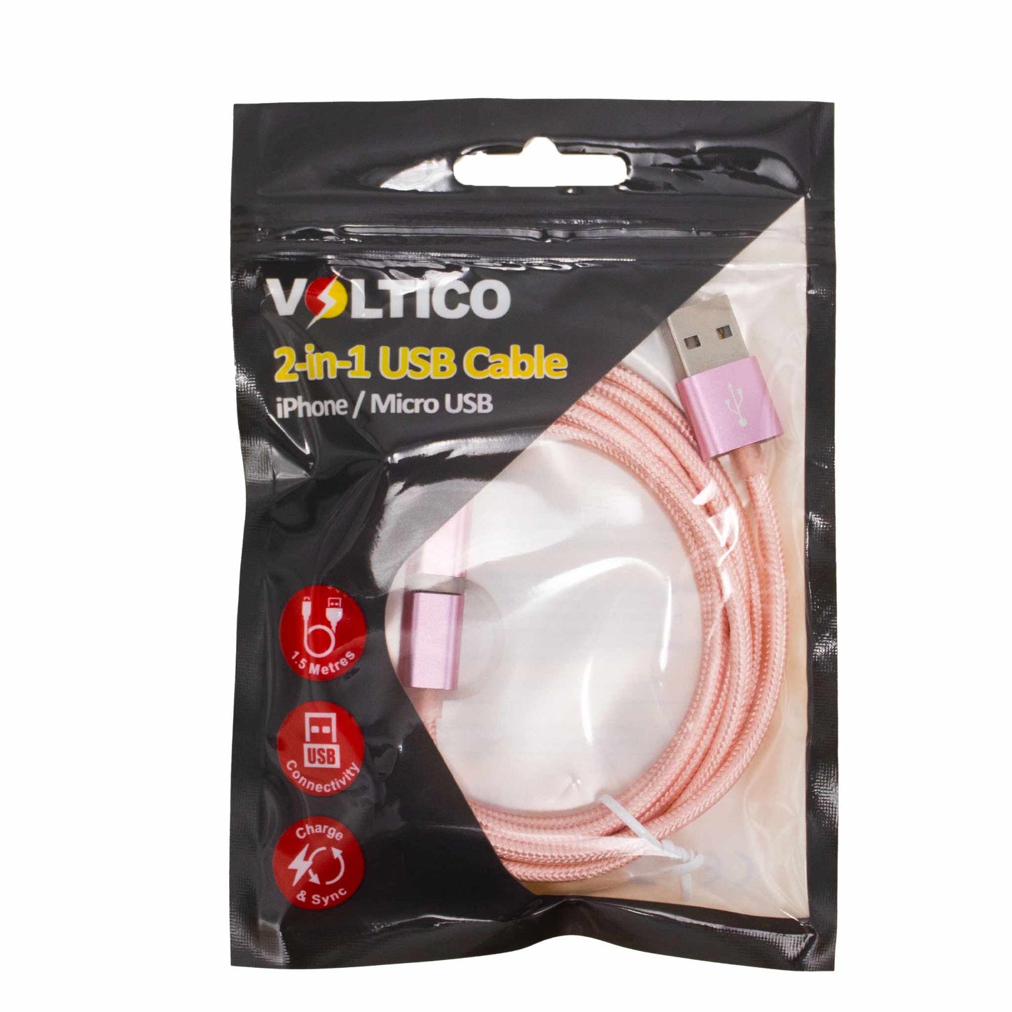 Voltico 2In1 USB Cable 1.2M