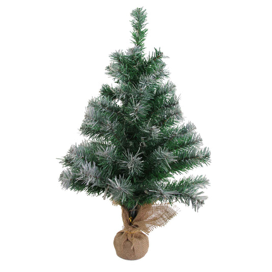 2Ft Prelit Snowy Tree