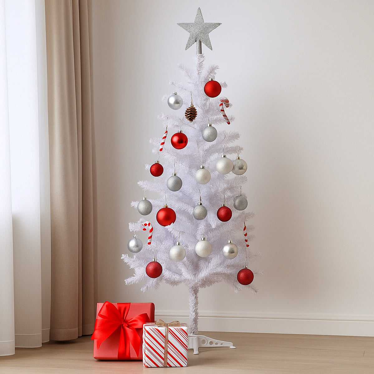 6Ft White Tree