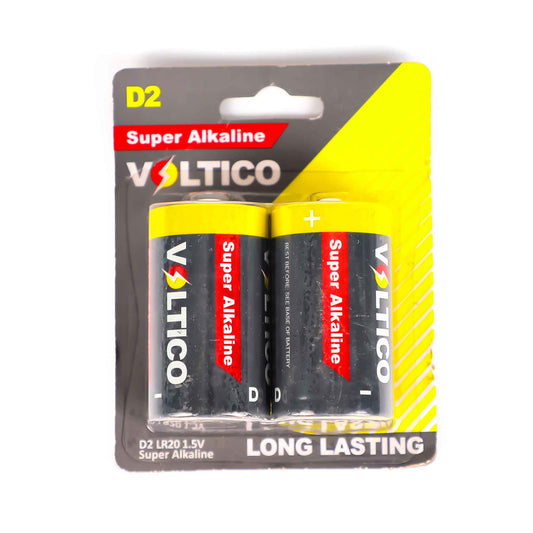 Voltico Super Alkaline D 2Pk