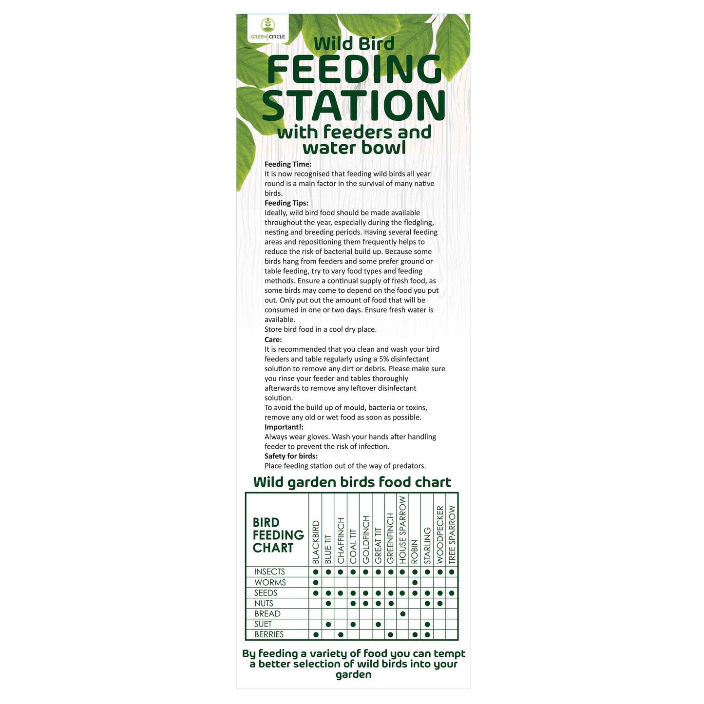 Bird Feeding Station