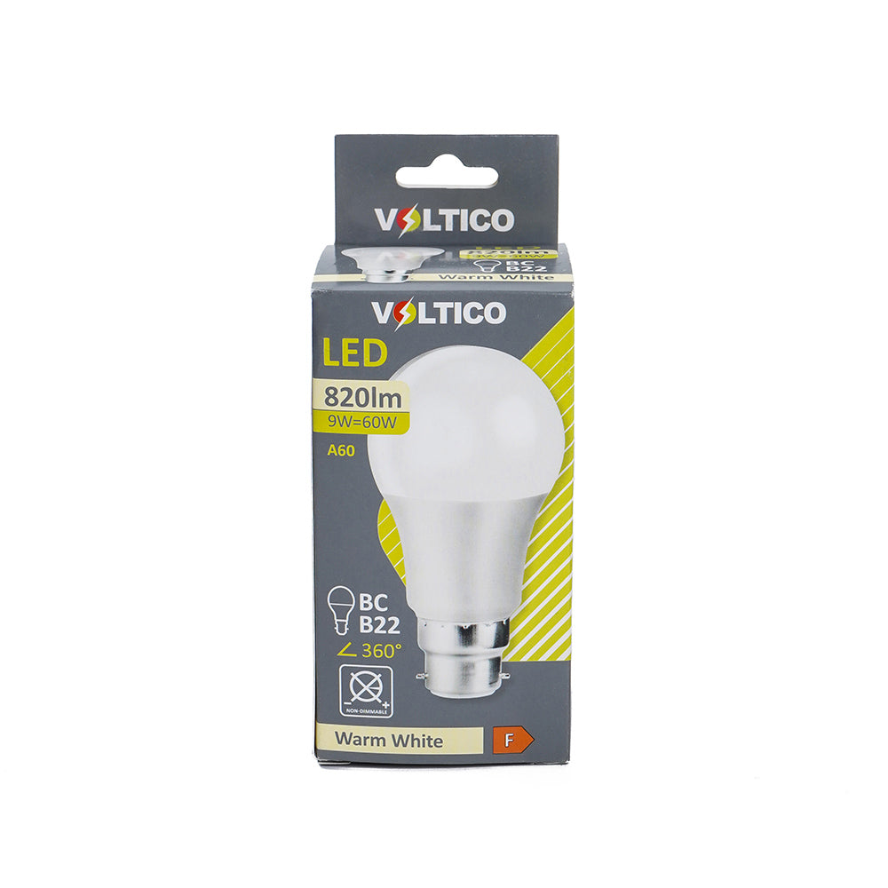 Bulb Led Glass B22 Warm White