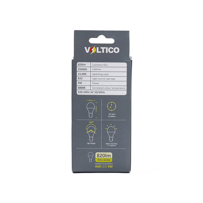 Bulb Led Glass B22 Warm White