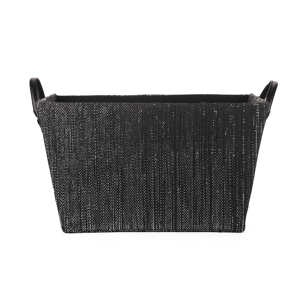 Lurex Basket-Black&White 40X31.5Cm