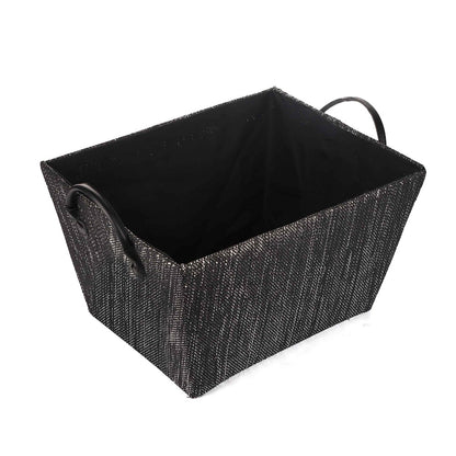 Lurex Basket-Black&White 40X31.5Cm