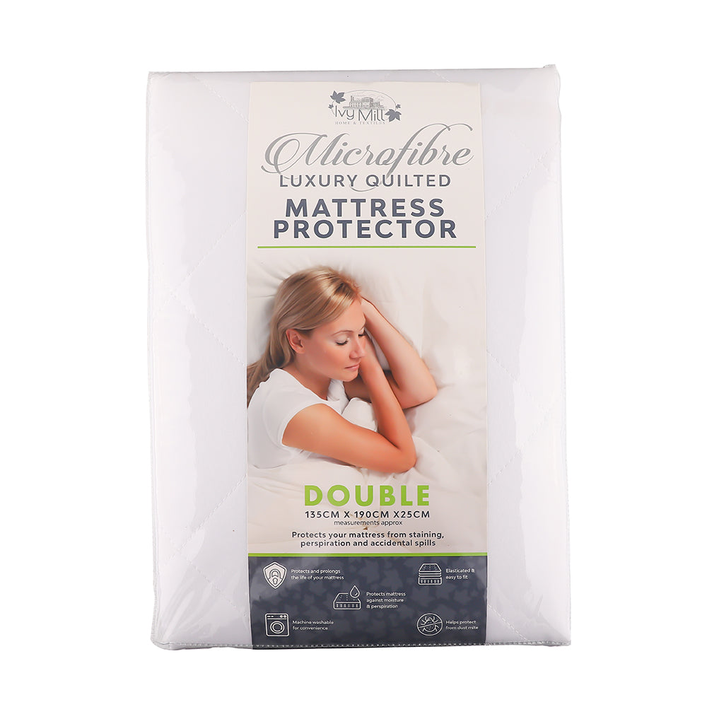 Microfibre Mattress Protector Double