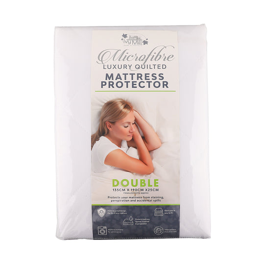 Microfibre Mattress Protector Double