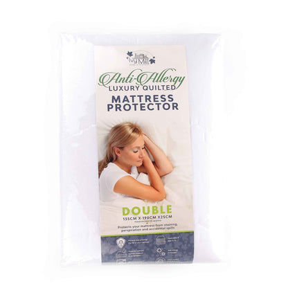 Anti Allergy Mattress Protector Double