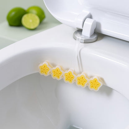 5In1 Twin Toilet Rim Block Lime