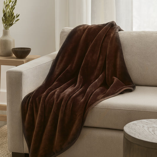 Mink Throw Chocolate 150X200