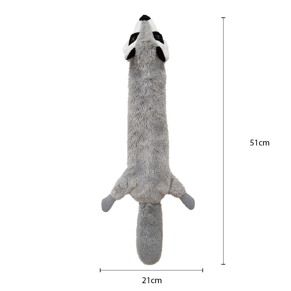 Squeaking Raccoon Toy