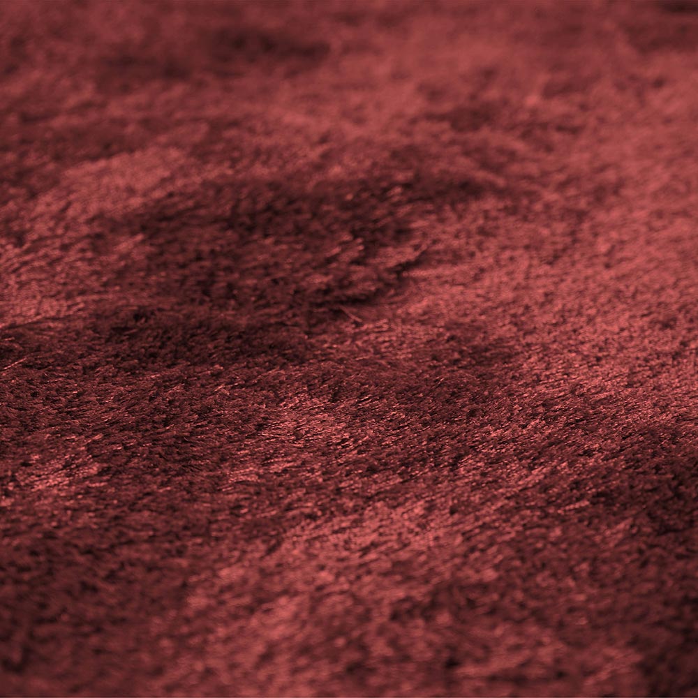 Shimmer Rug Runner 57X100 (Red/Black/Silver)