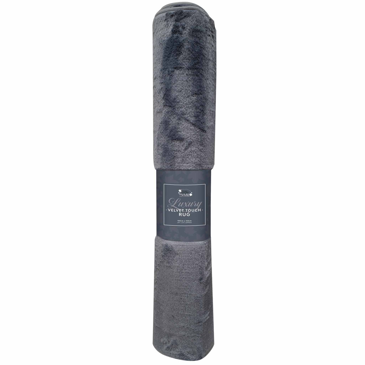 Velvet Touch Rug Velvet Touch Rug Charcoal 100x150 | Soft Warm Home Bedding & Living ...