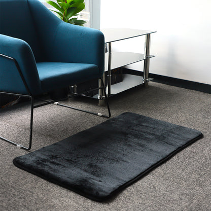 Velvet Touch Rug Black 60X110