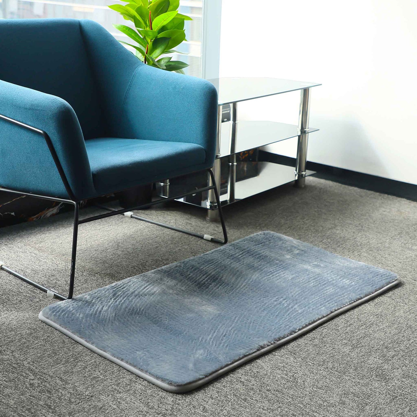 Velvet Touch Rug Silver 60X110