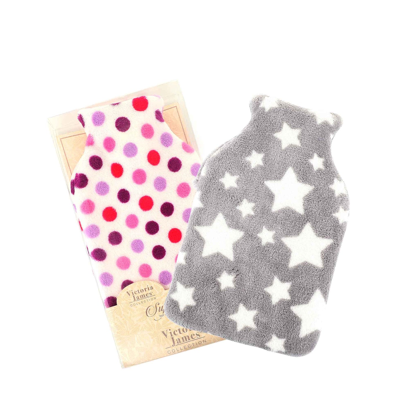 Coral Fleece Hot Water Bottle 1L