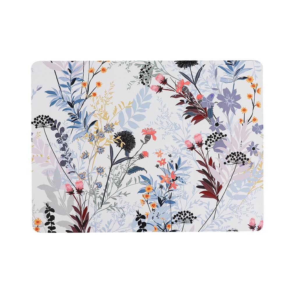 Floral Printed Cork Placemat 4PK
