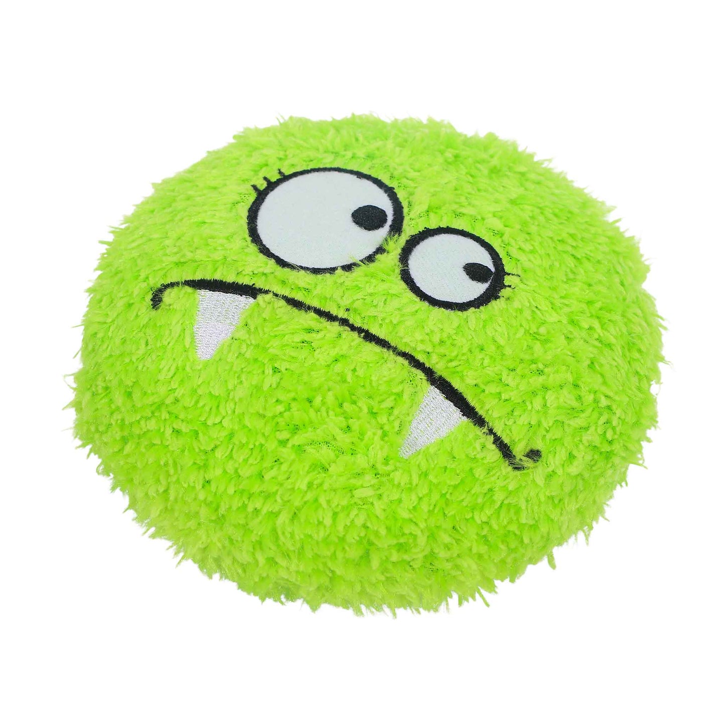 Disk Squeaky Plush Dog Toy