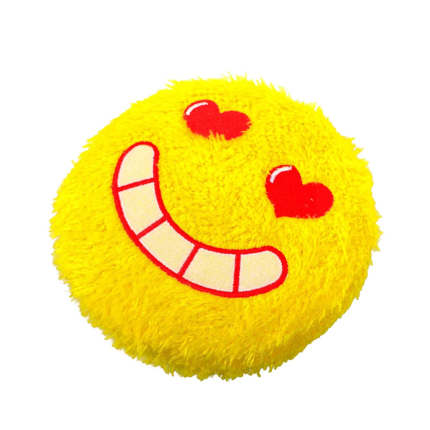 Disk Squeaky Plush Dog Toy