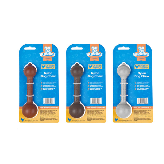 Nylon Toy Dumbbell Dog Chew
