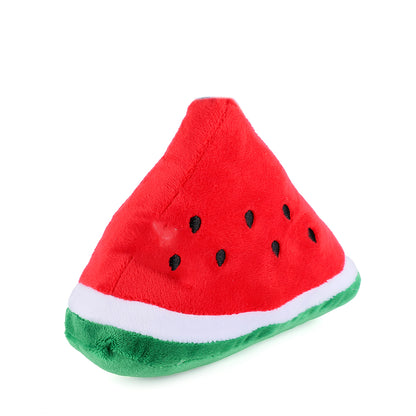 Plush Fruit Pet Toy