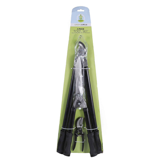 Garden Tool Set Lopper & Hedge Shears & Pruner 3PC