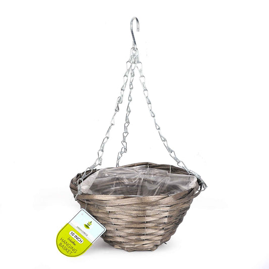 Wicker Hanging Basket 10Inch