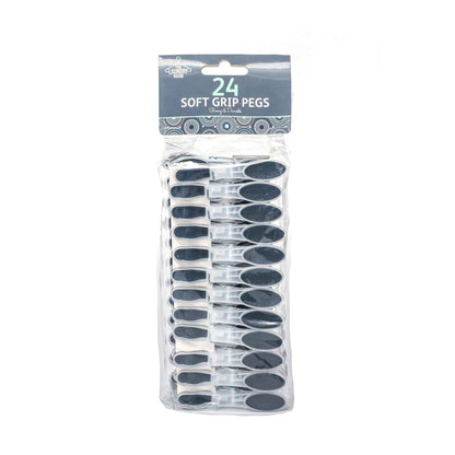 24 Soft Grip Pegs