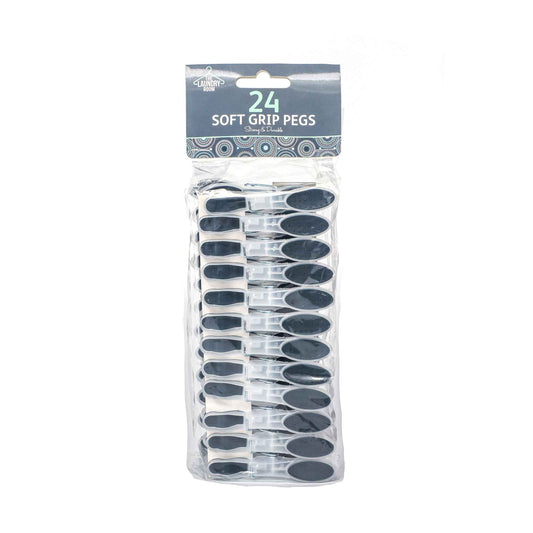 24 Soft Grip Pegs