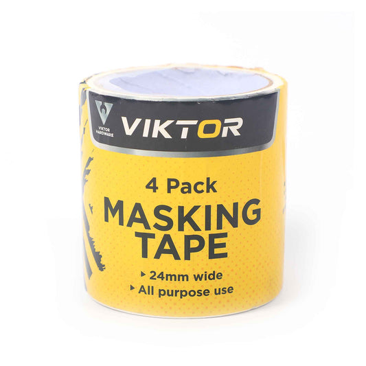 4 Pack Masking Tape 24MMx16M
