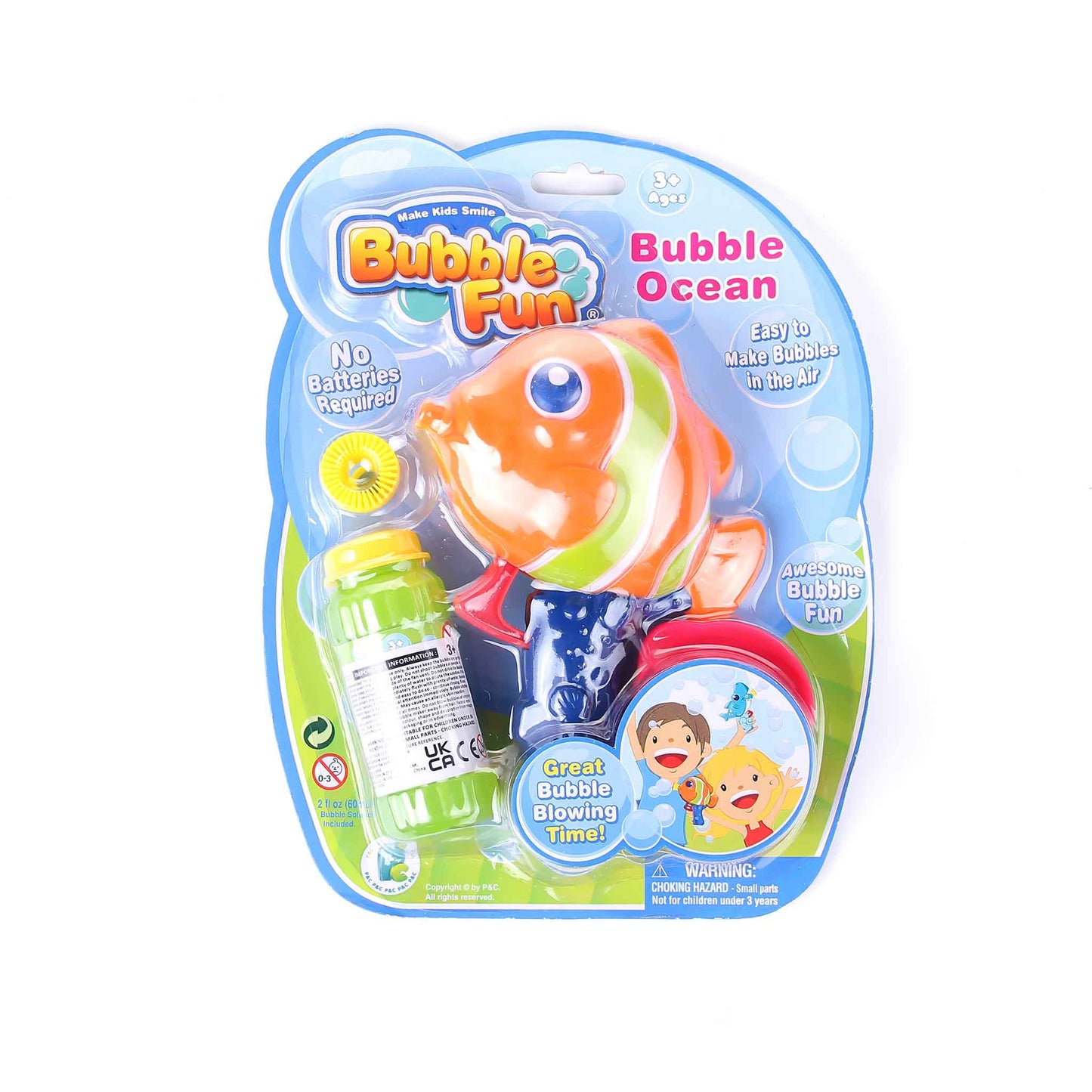 Friction Fish Bubble Gun