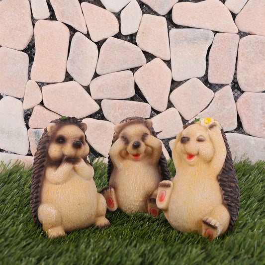 Hedgehog Decoration 3 Assorted
