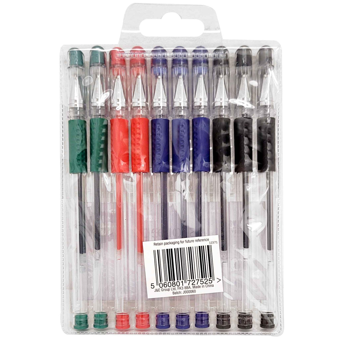 Gel Pens 10Pk Assorted