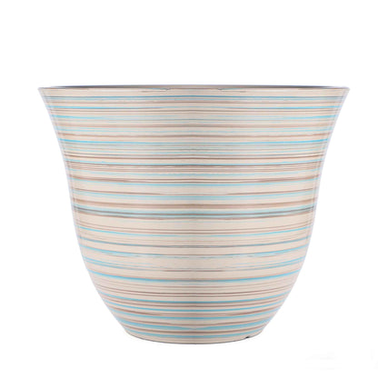 Striped Planter 13inch