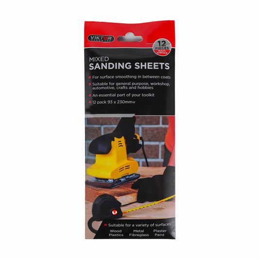 Hook & Loop Mixed Sanding Sheets