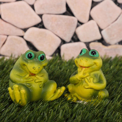 Frog Ornament Garden Decor