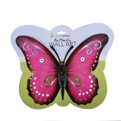 Butterfly Wall Art (LilacPinkTuqGreen)